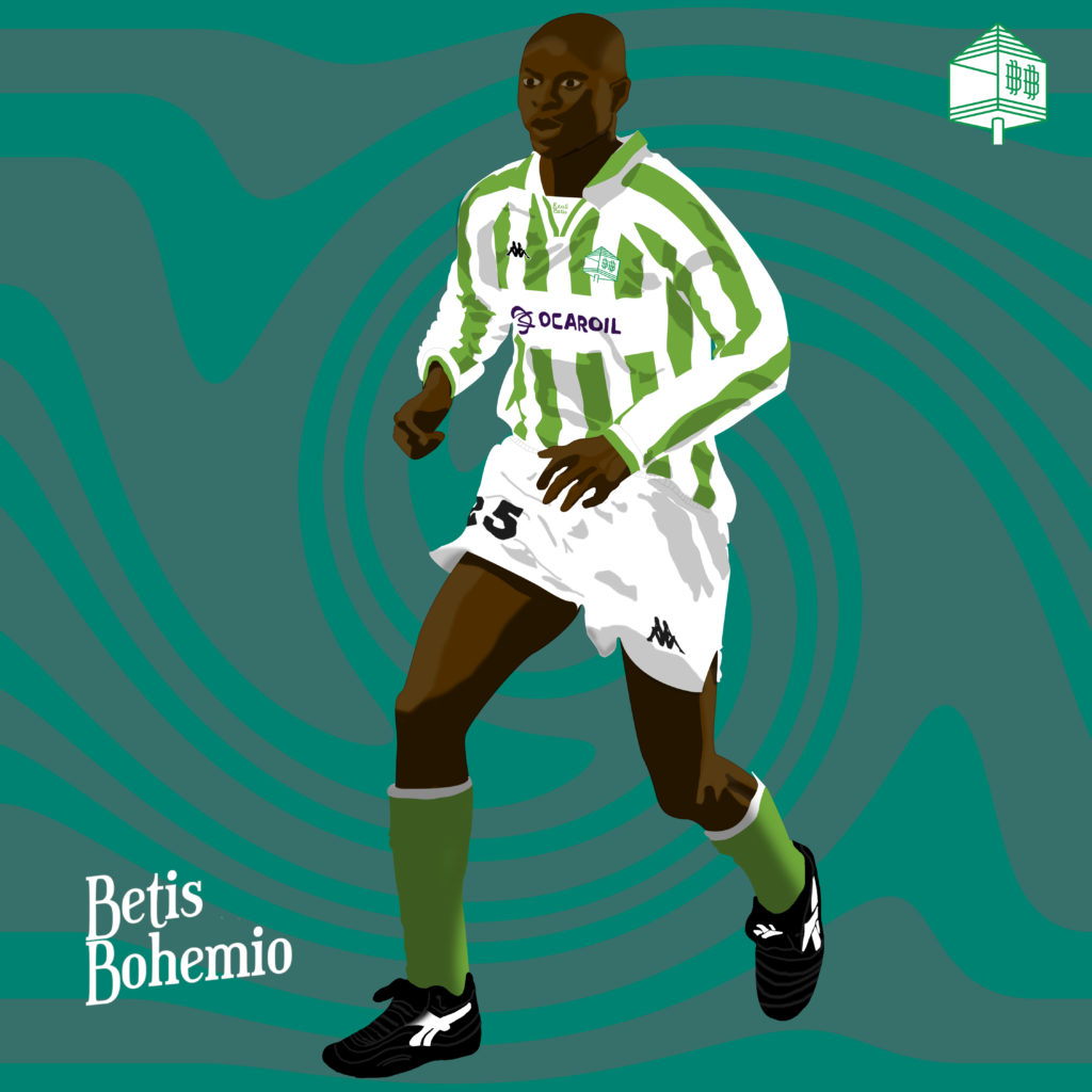 Finidi George, un rey mago con sombrero de ala ancha